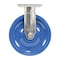Vestil Solid Polyurethane Rigid Caster 8 In. Diameter x 2 In. Width 1400 Lb. Capacity Dark Blue CST-F-SS-8X2SP-R - alternate 2